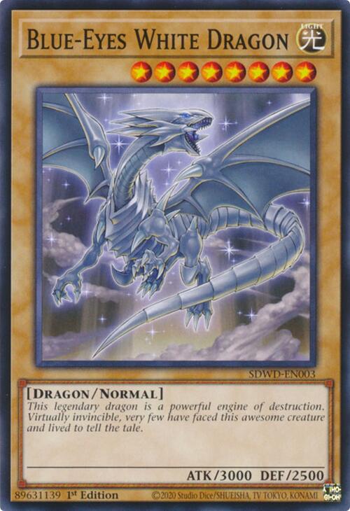 Blue-Eyes White Dragon [SDWD-EN003] Common | Gear Gaming Fayetteville