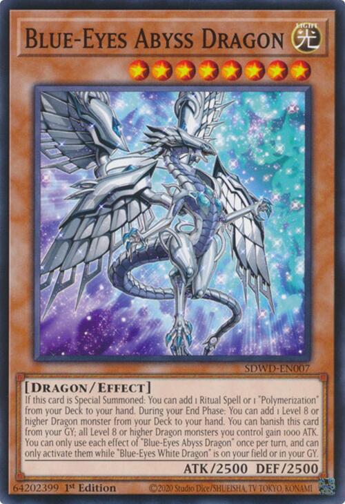 Blue-Eyes Abyss Dragon [SDWD-EN007] Common | Gear Gaming Fayetteville