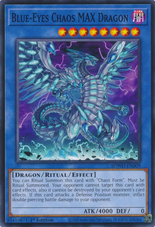 Blue-Eyes Chaos MAX Dragon [SDWD-EN009] Common | Gear Gaming Fayetteville