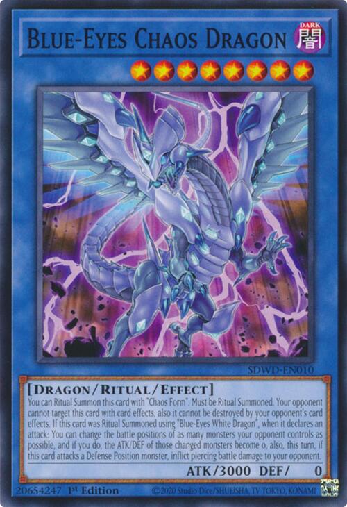 Blue-Eyes Chaos Dragon [SDWD-EN010] Common | Gear Gaming Fayetteville