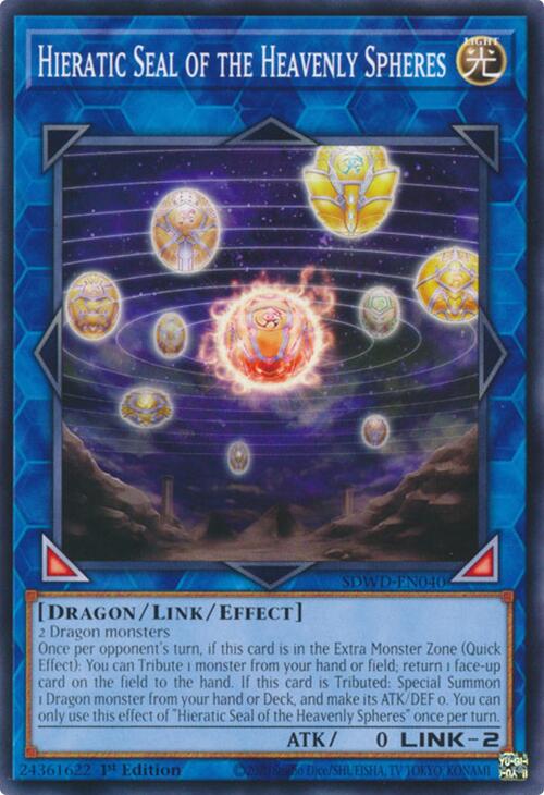 Hieratic Seal of the Heavenly Spheres [SDWD-EN040] Common | Gear Gaming Fayetteville