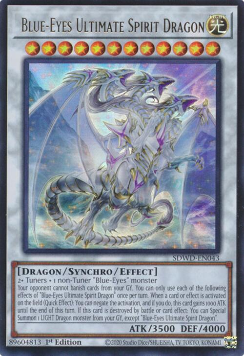 Blue-Eyes Ultimate Spirit Dragon [SDWD-EN043] Ultra Rare | Gear Gaming Fayetteville