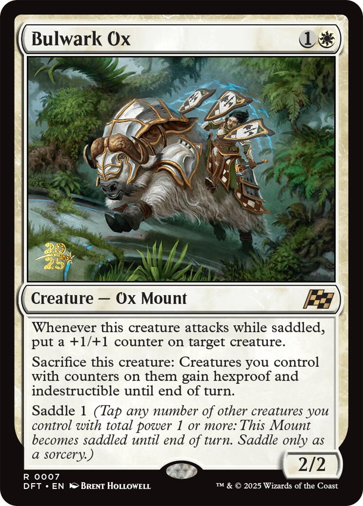 Bulwark Ox [Aetherdrift Prerelease Promos] | Gear Gaming Fayetteville