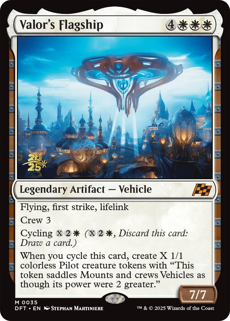 Valor's Flagship [Aetherdrift Prerelease Promos] | Gear Gaming Fayetteville