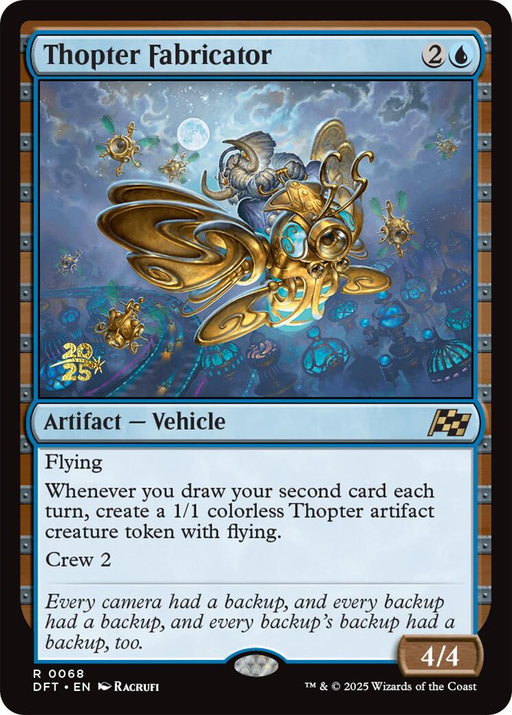 Thopter Fabricator [Aetherdrift Prerelease Promos] | Gear Gaming Fayetteville