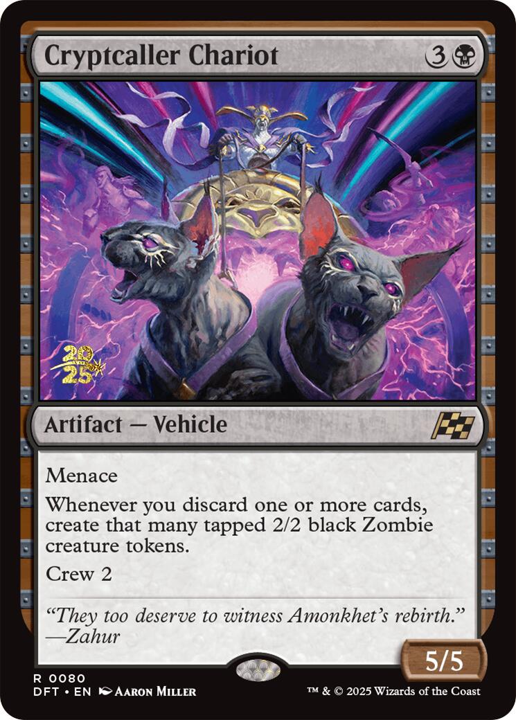 Cryptcaller Chariot [Aetherdrift Prerelease Promos] | Gear Gaming Fayetteville