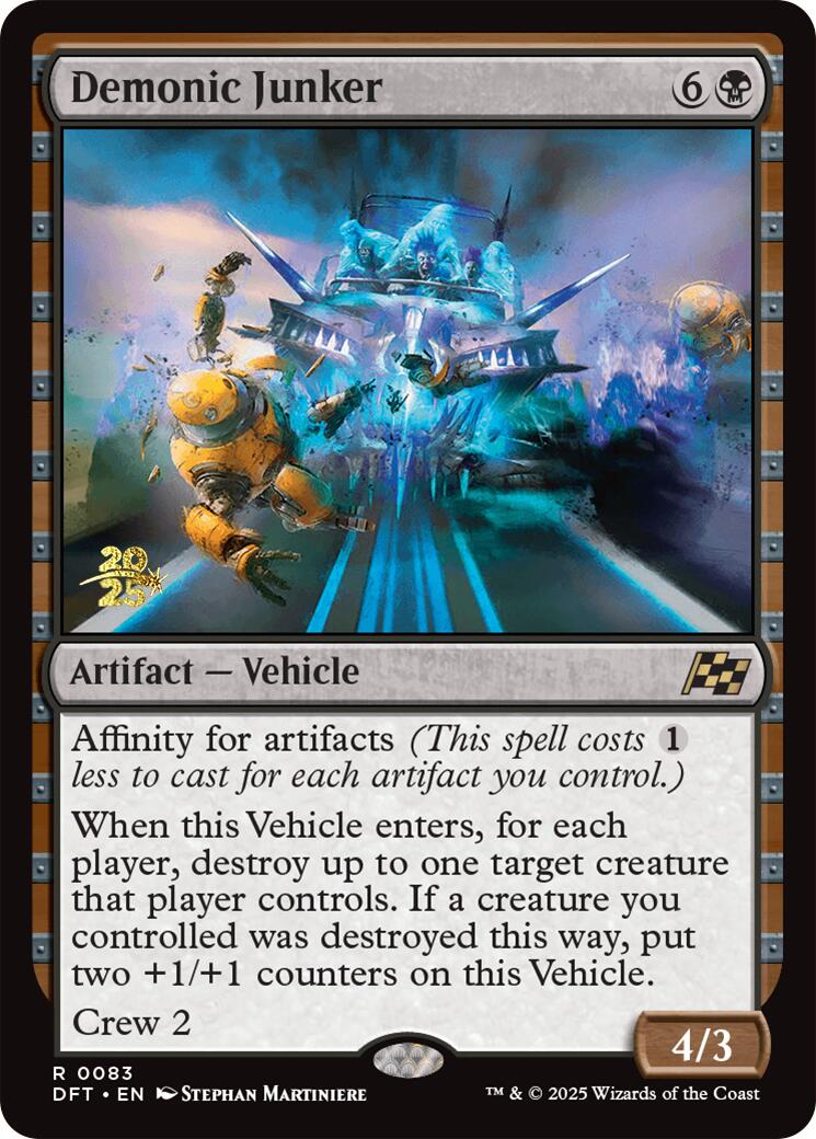 Demonic Junker [Aetherdrift Prerelease Promos] | Gear Gaming Fayetteville