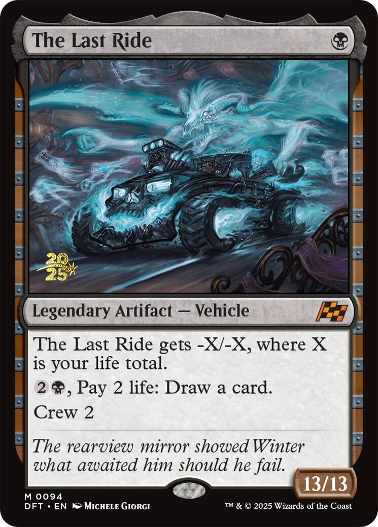 The Last Ride [Aetherdrift Prerelease Promos] | Gear Gaming Fayetteville