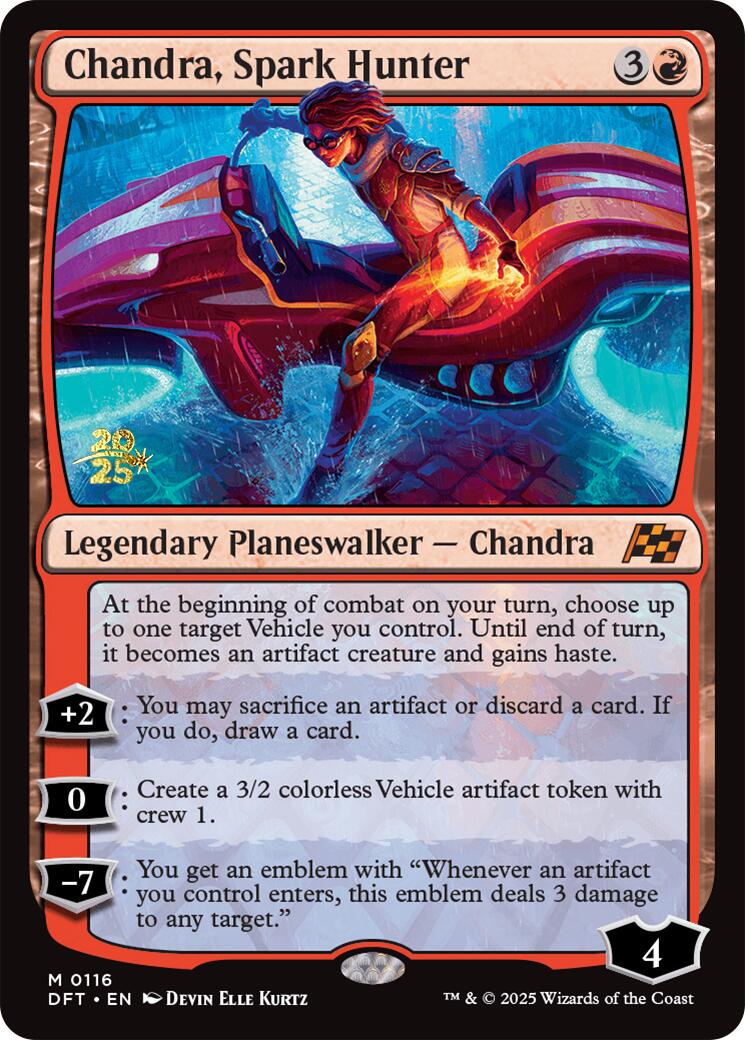 Chandra, Spark Hunter [Aetherdrift Prerelease Promos] | Gear Gaming Fayetteville