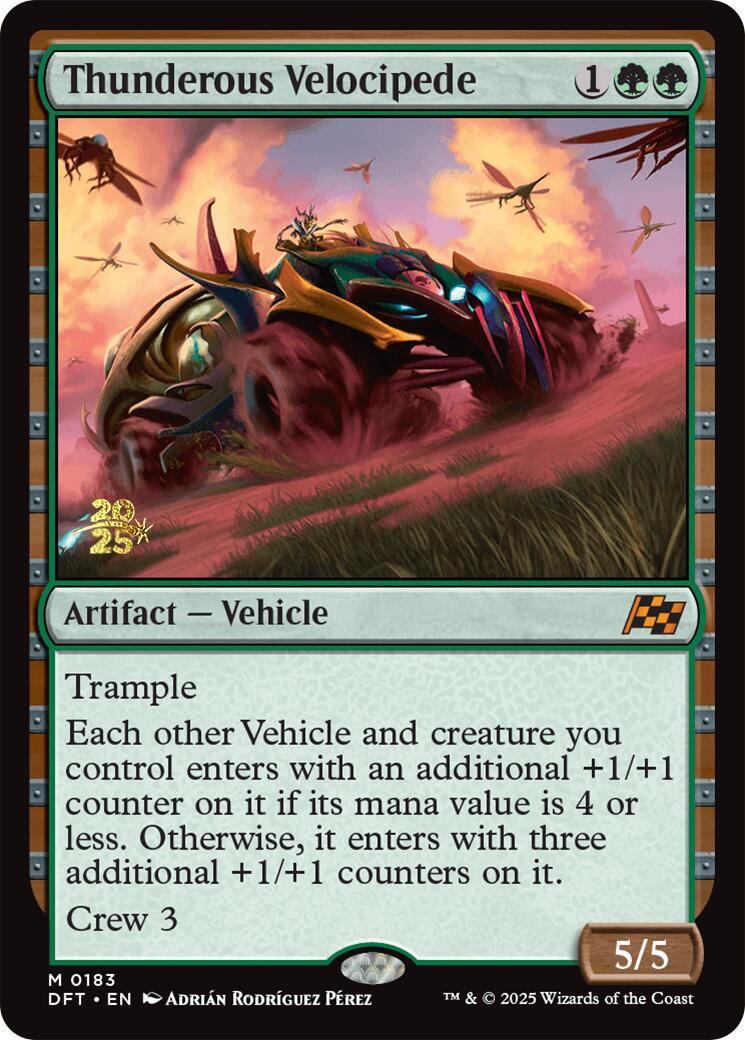 Thunderous Velocipede [Aetherdrift Prerelease Promos] | Gear Gaming Fayetteville