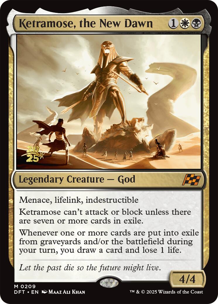 Ketramose, the New Dawn [Aetherdrift Prerelease Promos] | Gear Gaming Fayetteville