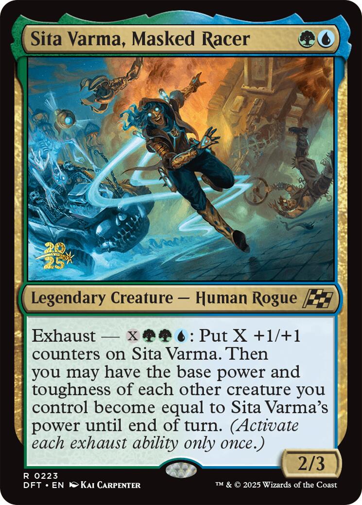 Sita Varma, Masked Racer [Aetherdrift Prerelease Promos] | Gear Gaming Fayetteville