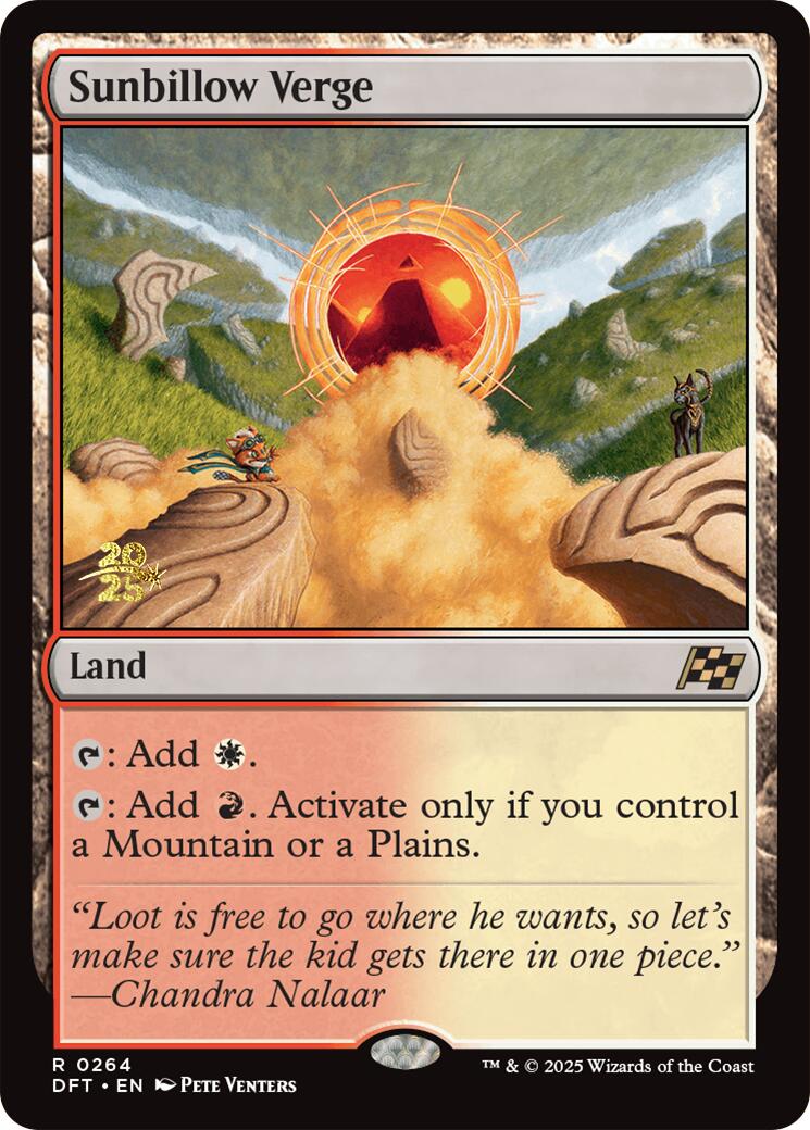 Sunbillow Verge [Aetherdrift Prerelease Promos] | Gear Gaming Fayetteville