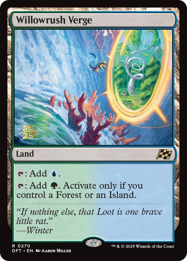 Willowrush Verge [Aetherdrift Prerelease Promos] | Gear Gaming Fayetteville