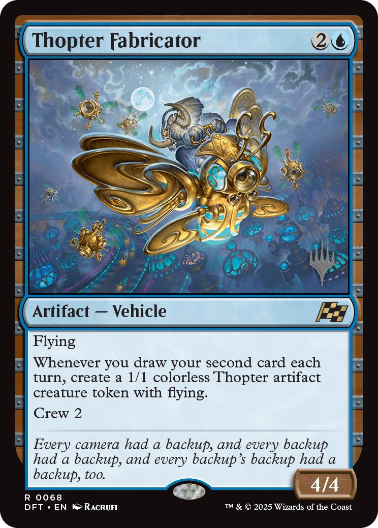 Thopter Fabricator [Aetherdrift Promos] | Gear Gaming Fayetteville