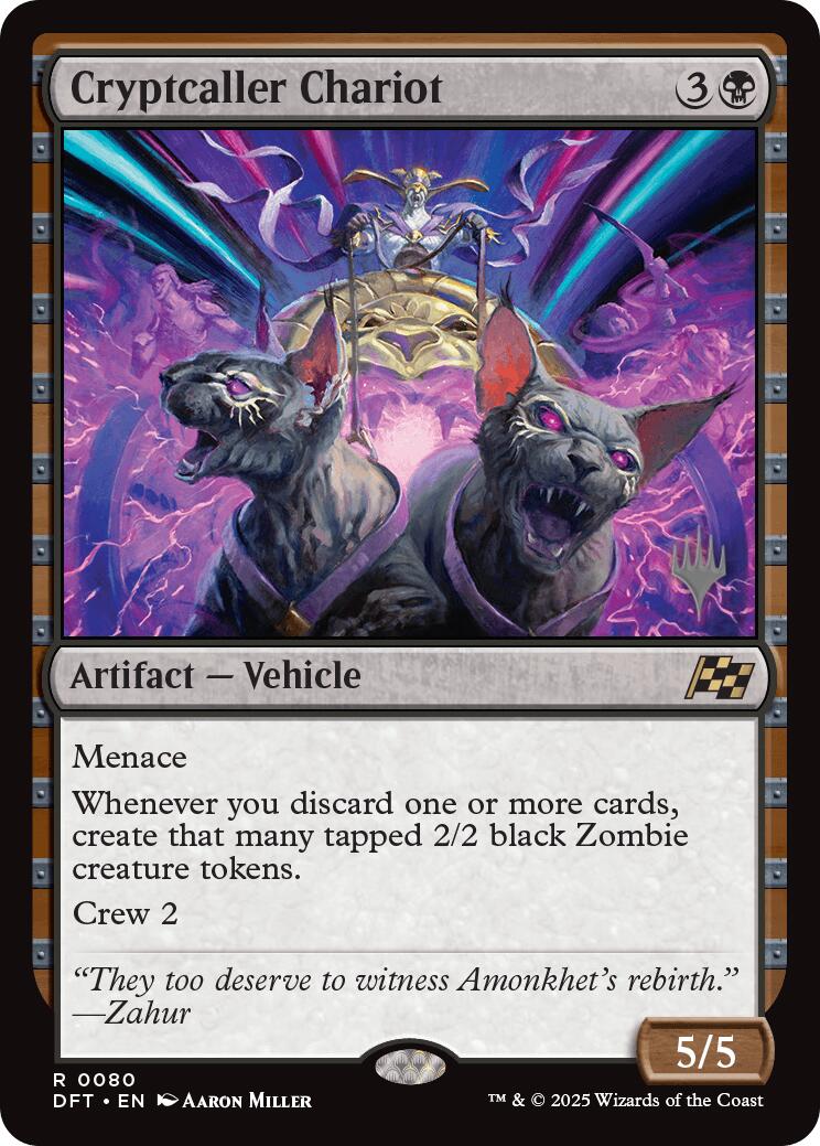 Cryptcaller Chariot (Promo Pack) [Aetherdrift Promos] | Gear Gaming Fayetteville