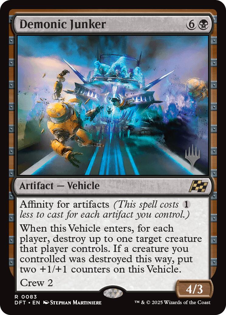 Demonic Junker [Aetherdrift Promos] | Gear Gaming Fayetteville