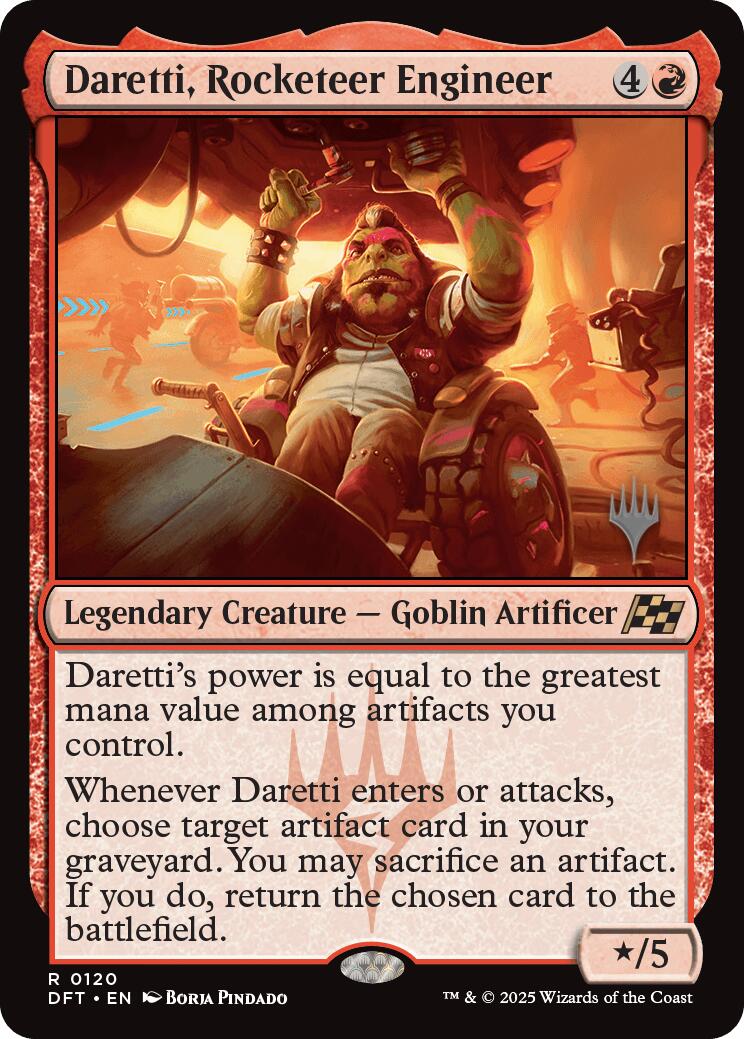 Daretti, Rocketeer Engineer [Aetherdrift Promos] | Gear Gaming Fayetteville