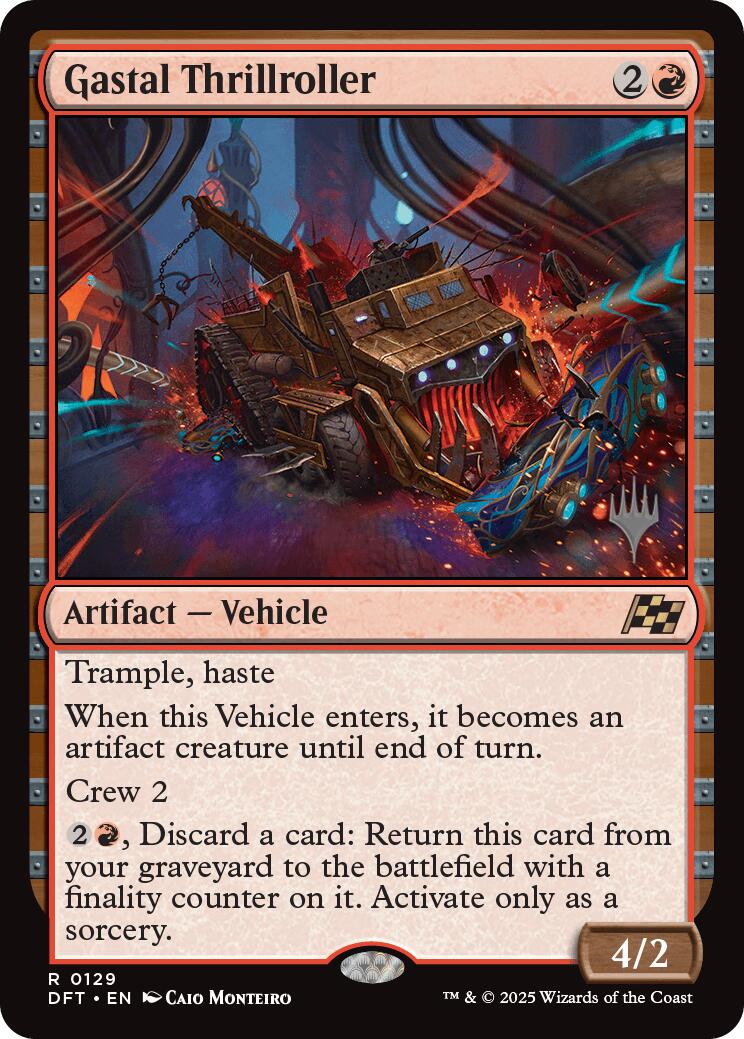 Gastal Thrillroller (Promo Pack) [Aetherdrift Promos] | Gear Gaming Fayetteville