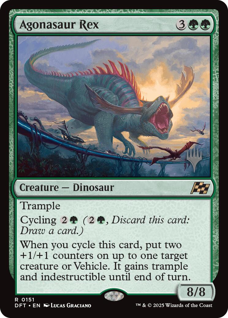 Agonasaur Rex (Promo Pack) [Aetherdrift Promos] | Gear Gaming Fayetteville