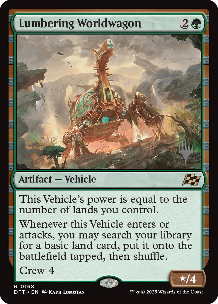 Lumbering Worldwagon [Aetherdrift Promos] | Gear Gaming Fayetteville