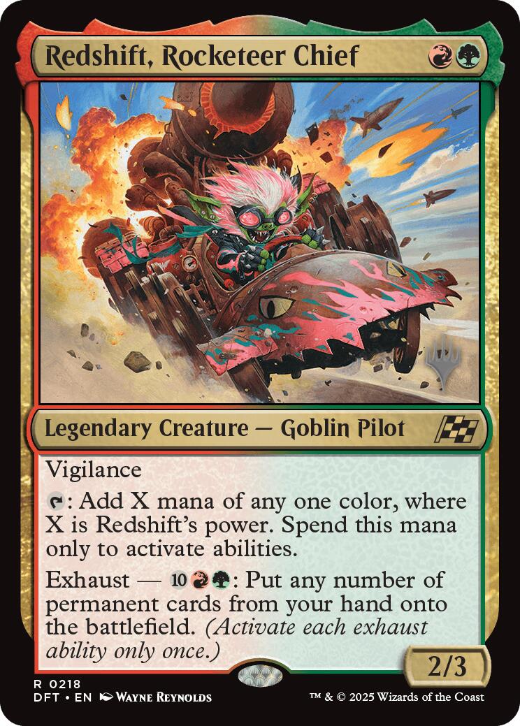 Redshift, Rocketeer Chief [Aetherdrift Promos] | Gear Gaming Fayetteville