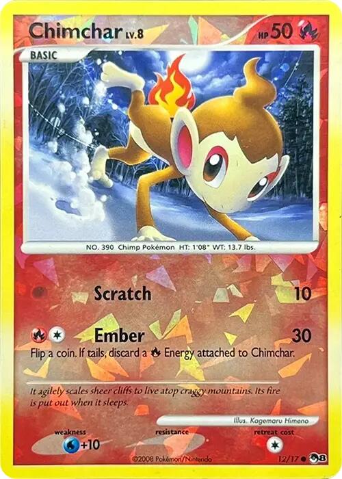 Chimchar (012/017) (Cracked Ice Holo) [POP Series 8] | Gear Gaming Fayetteville