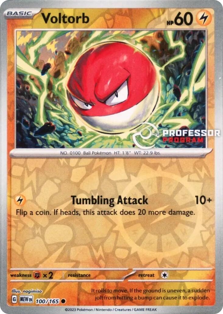 Voltorb (100/165) [Professor Program Promos] | Gear Gaming Fayetteville