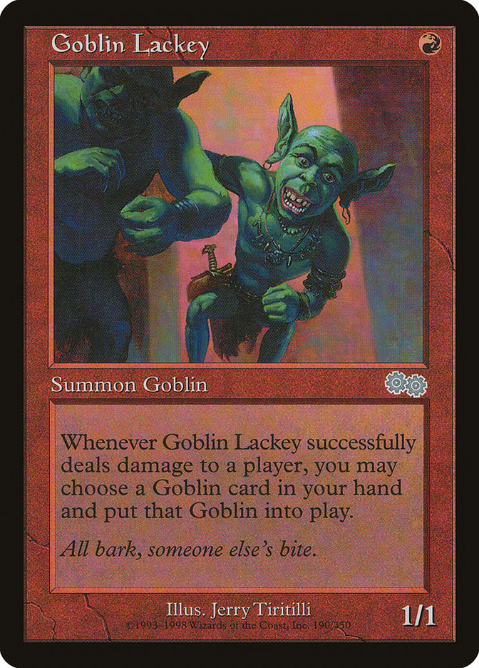 Goblin Lackey [Urza's Saga] | Gear Gaming Fayetteville