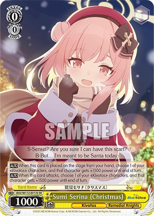 Sumi Serina (Christmas) (SR) - [Blue Archive] | Gear Gaming Fayetteville
