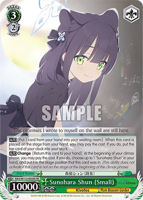 Sunohara Shun (Small) (SR) - [Blue Archive] | Gear Gaming Fayetteville