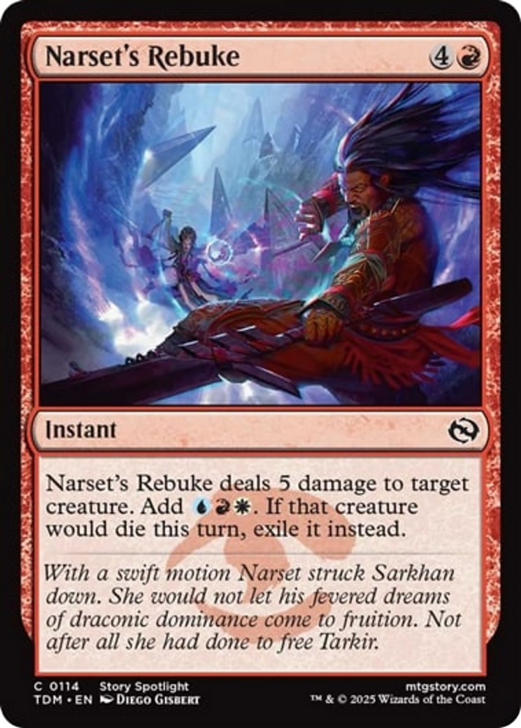 Narset's Rebuke [Tarkir: Dragonstorm] | Gear Gaming Fayetteville