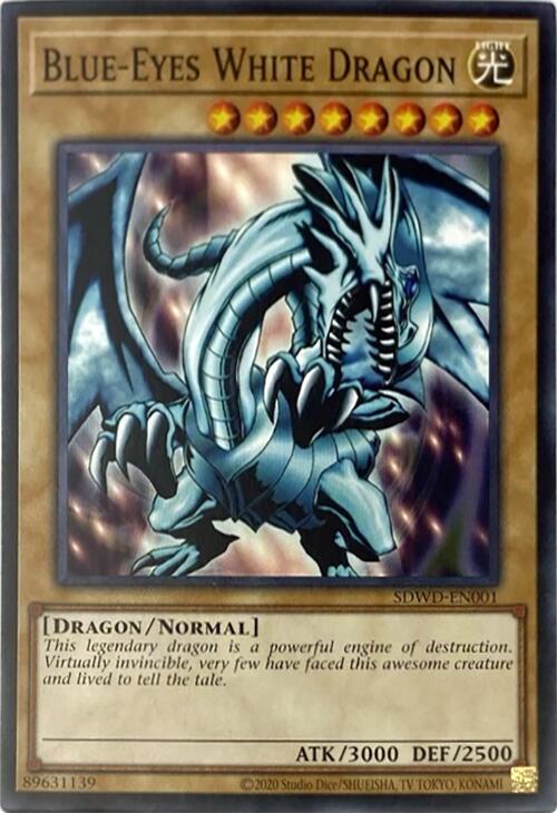 Blue-Eyes White Dragon (Unlimited Misprint) [SDWD-EN001] Common | Gear Gaming Fayetteville
