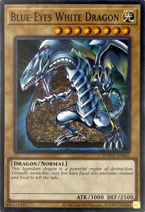 Blue-Eyes White Dragon (Unlimited Misprint) [SDWD-EN002] Common | Gear Gaming Fayetteville