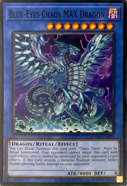 Blue-Eyes Chaos MAX Dragon (Unlimited Misprint) [SDWD-EN009] Common | Gear Gaming Fayetteville