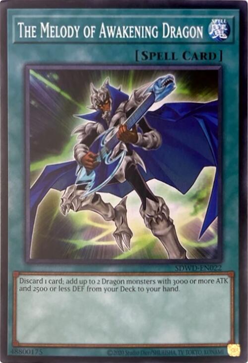 The Melody of Awakening Dragon (Unlimited Misprint) [SDWD-EN022] Common | Gear Gaming Fayetteville