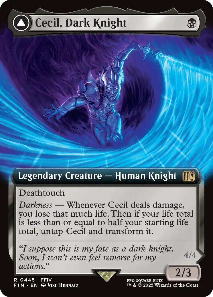 Cecil, Dark Knight // Cecil, Redeemed Paladin (Extended Art) [FINAL FANTASY] | Gear Gaming Fayetteville