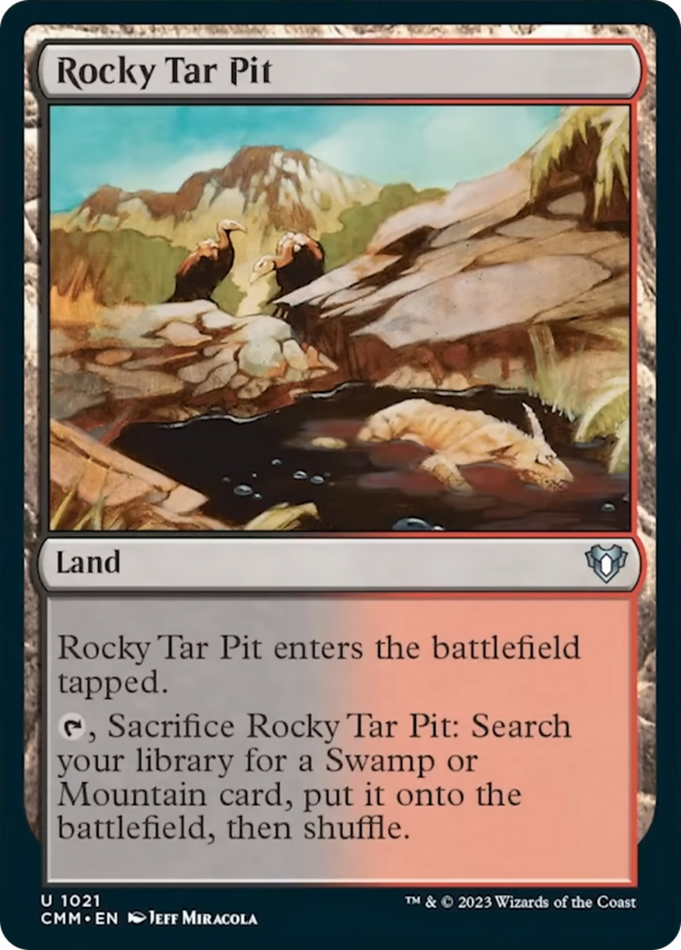 Rocky Tar Pit [Commander Masters] | Gear Gaming Fayetteville