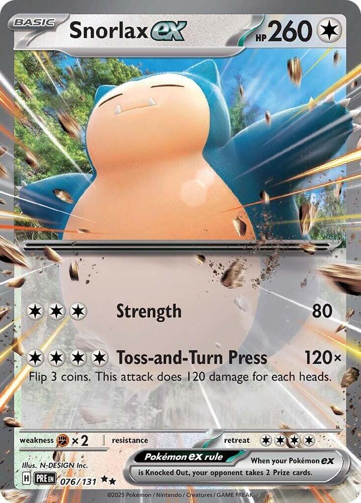 Snorlax ex (076/131) [Scarlet & Violet: Prismatic Evolutions] | Gear Gaming Fayetteville