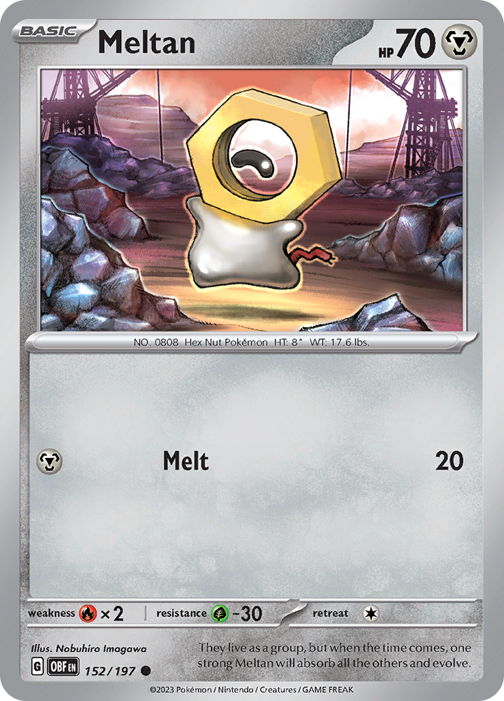 Meltan (152/197) [Scarlet & Violet: Obsidian Flames] | Gear Gaming Fayetteville