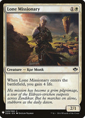 Lone Missionary [Mystery Booster] | Gear Gaming Fayetteville