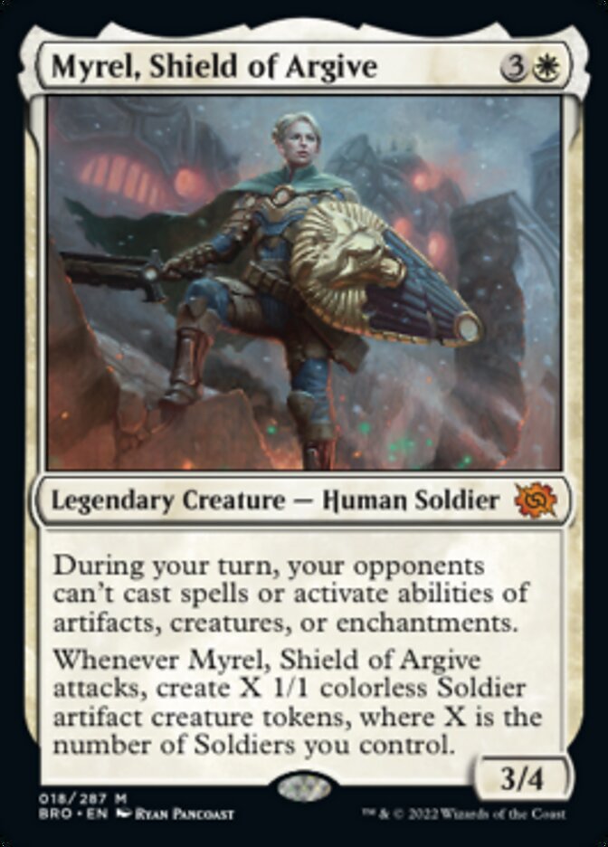 Myrel, Shield of Argive (Promo Pack) [The Brothers' War Promos] | Gear Gaming Fayetteville