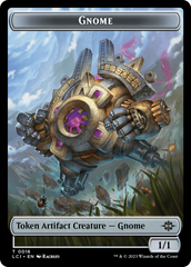 Gnome // Dinosaur (0001) Double-Sided Token [The Lost Caverns of Ixalan Tokens] | Gear Gaming Fayetteville