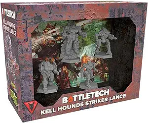 BattleTech: Miniature Force Pack - Kell Hounds Striker Lance | Gear Gaming Fayetteville