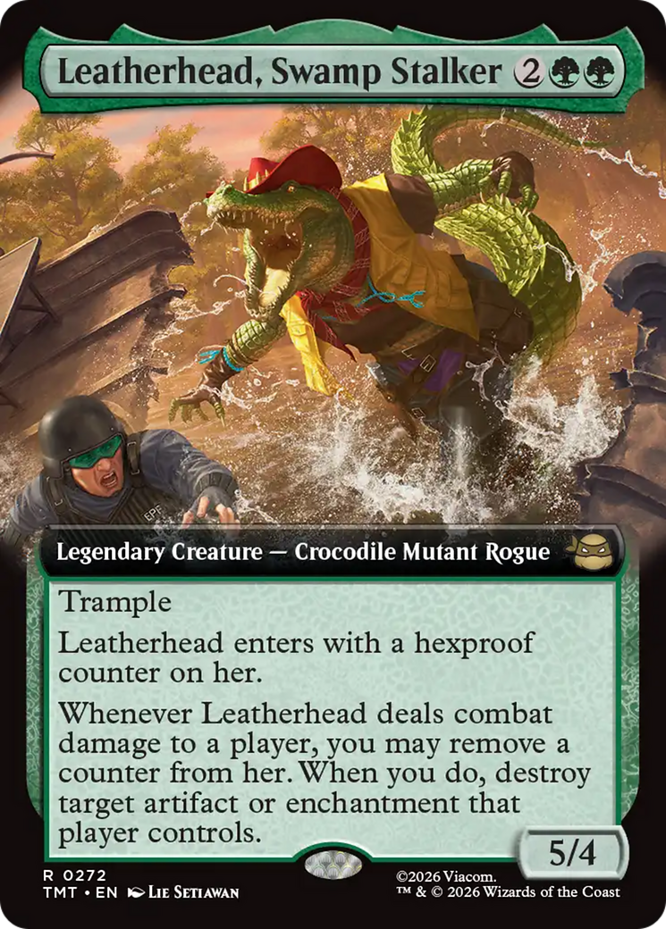 Leatherhead, Swamp Stalker (Extended Art) [Teenage Mutant Ninja Turtles] | Gear Gaming Fayetteville