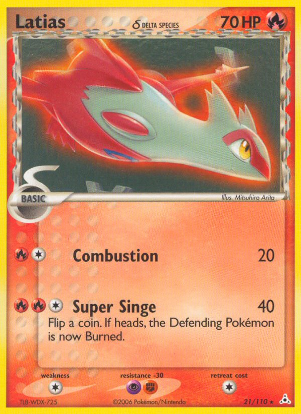 Latias (21/110) (Delta Species) [EX: Holon Phantoms] | Gear Gaming Fayetteville