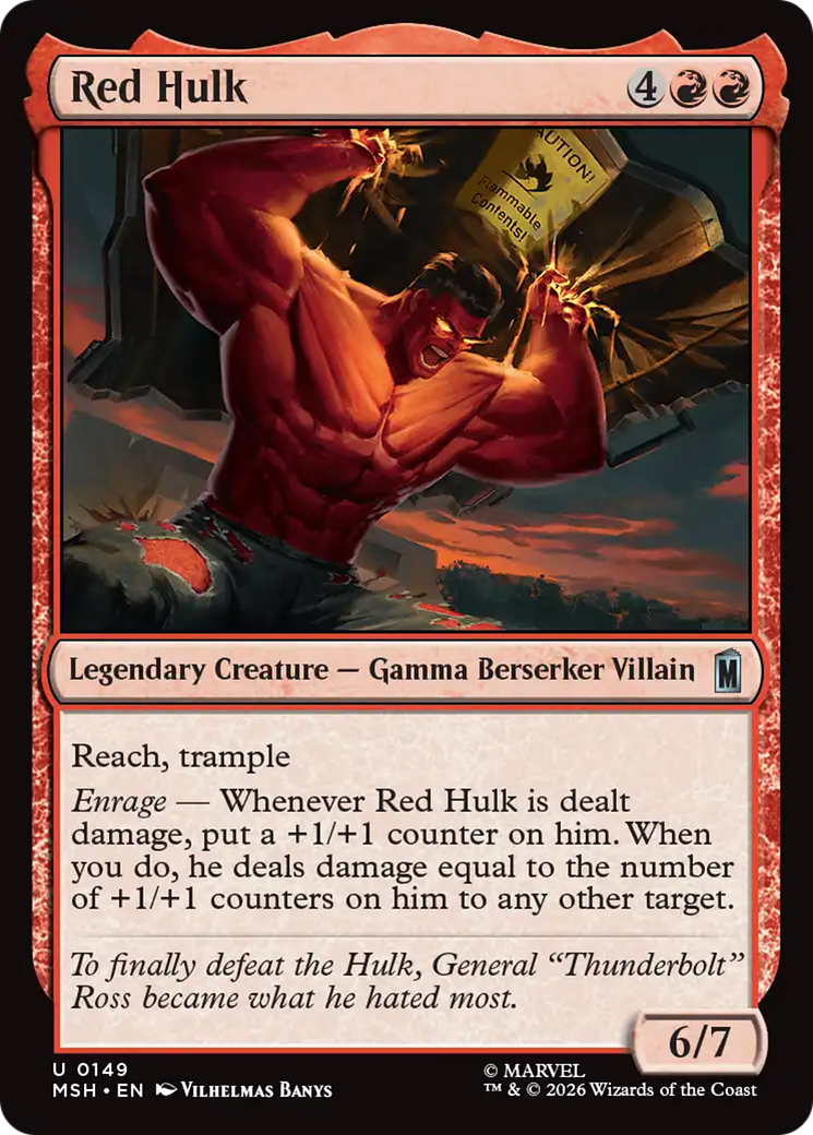 Red Hulk [Marvel Super Heroes] | Gear Gaming Fayetteville