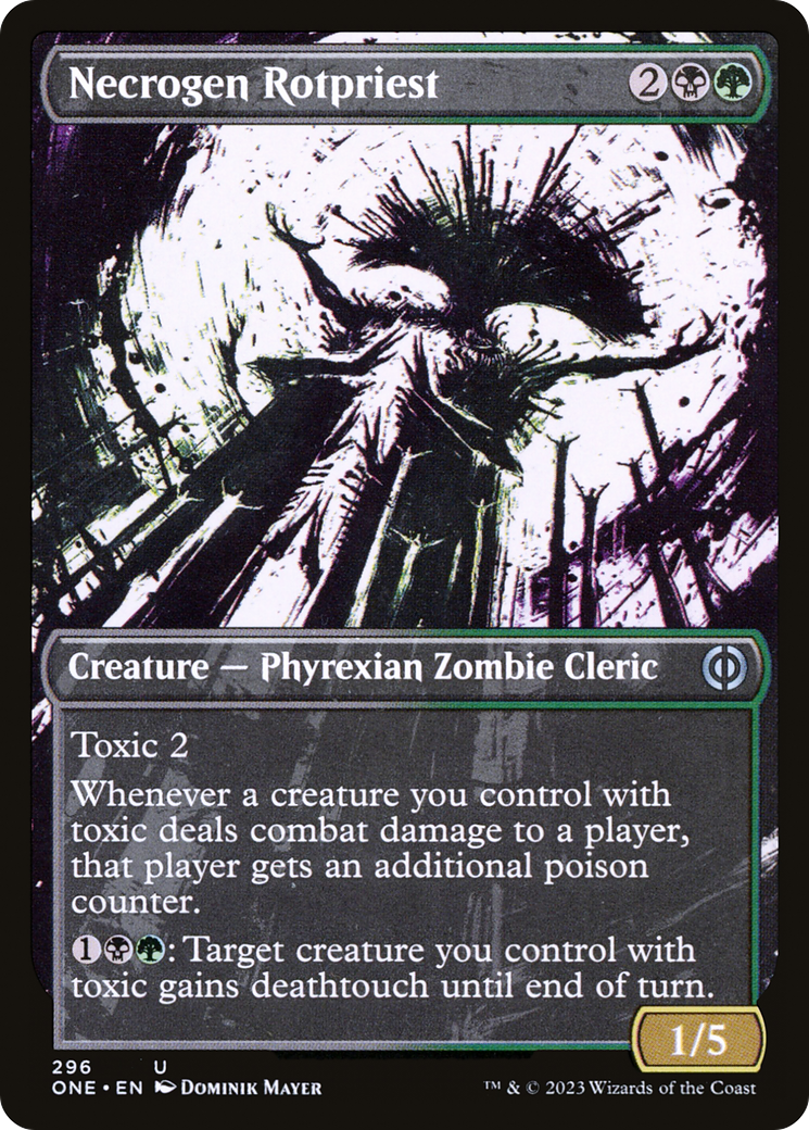 Necrogen Rotpriest (Borderless Ichor) [Phyrexia: All Will Be One] | Gear Gaming Fayetteville