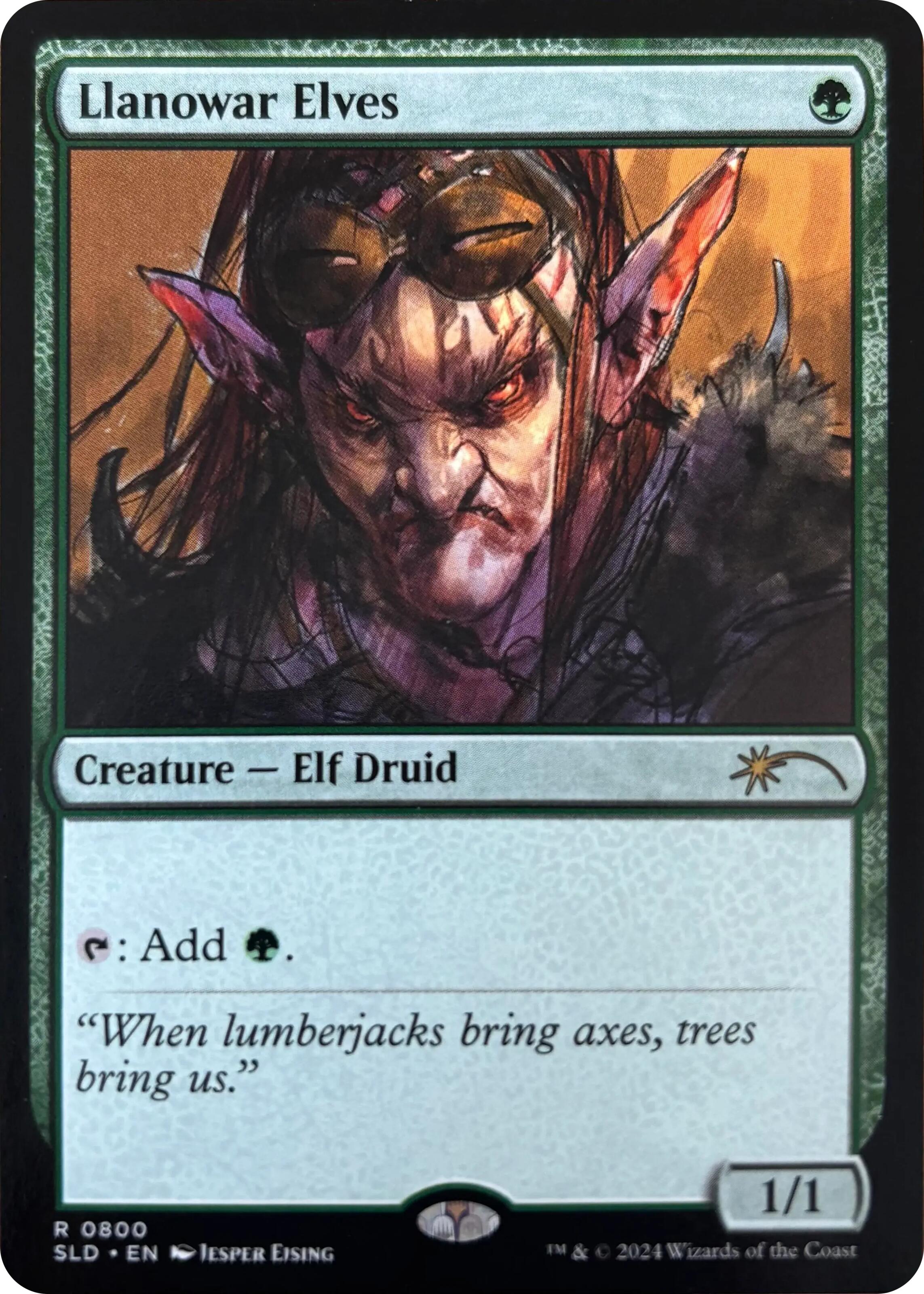 Llanowar Elves (0800) [Secret Lair Drop Series] | Gear Gaming Fayetteville