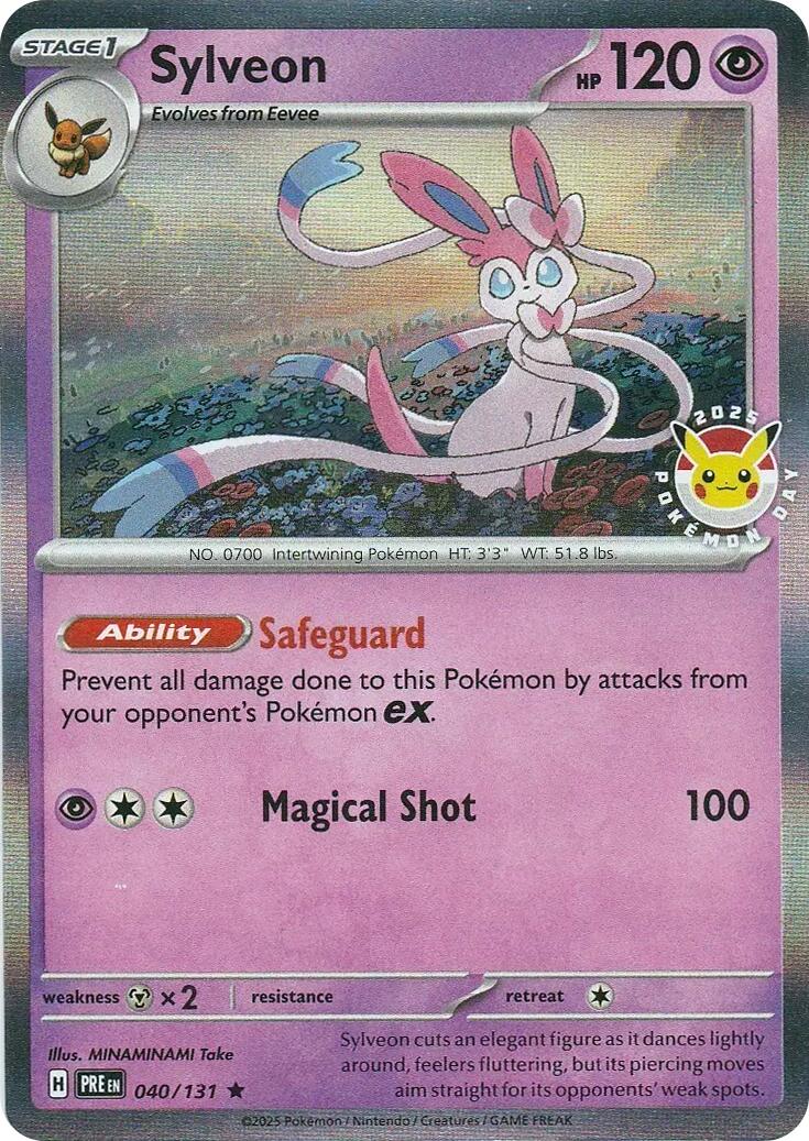 Sylveon (040/131) (Pokemon Day) [Scarlet & Violet: Prismatic Evolutions] | Gear Gaming Fayetteville